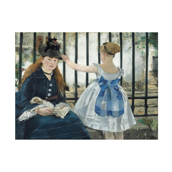 Manet 'The Railway' Canvas Art