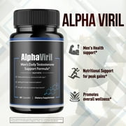 Alpha Viril Advanced Formula Pills All Natural Vitamin Supplement AlphaViril 120 Capsules