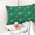 thumbnail image 4 of Balery Duck Mallard Flying Pose Funda de Cojín Estampada, Regalos para Mujeres, Regalos de Amor para Ella, Regalos para Novia o Esposa, Funda de Almohada-14"x20", 4 of 6