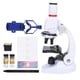 thumbnail image 1 of Microscopio Para Principiantes Para Niños, Con Fuente De Luz LED Kits De Ciencia De Microscopio Kit Para Principiantes De Microscopio Resistente Y Duradero, Para Niños Niños, 1 of 8