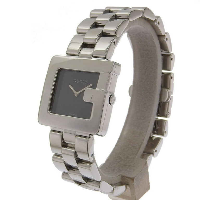 Pre-Owned GUCCI Watch 4600L Stainless Steel Swiss Made Silver