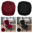 thumbnail image 3 of 2x Office Chair Cover - Universal Stretch Desk Chair Cover Removable Chair Slipcover Anti-dust Computer Chair Slipcovers Compatible Desk Computer Chai_Gift Of G, 3 of 5