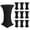 Black-32" x 43" | 10 Pack, variant on Cocktail Table Covers-spandex Round High Top Cloths 10 Pack 32x43 Inch-black Stretch Fitted Bar Tall Tablecloth For Pub Bistro Highboy Party Event Banquet Height Folding Satnding
