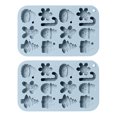thumbnail image 1 of Molde para hornear de cocina -14 incluso muñecos de nieve, hombre de jengibre, muletas y otras herramientas para hornear moldes de silicona con temas navideños., 1 of 5