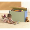 Little Tikes Hudson Line Wood Toy Box in Primary Colors