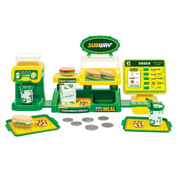 World Tech Toys Subway Mini Store 29 Piece Playset, Kids Pretend Playset, Ages 3 & Above