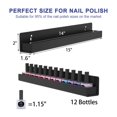 thumbnail image 3 of Estante de pared para esmaltes de uñas FEMELI, 6 estantes para 66-90 botellas, 3 of 6