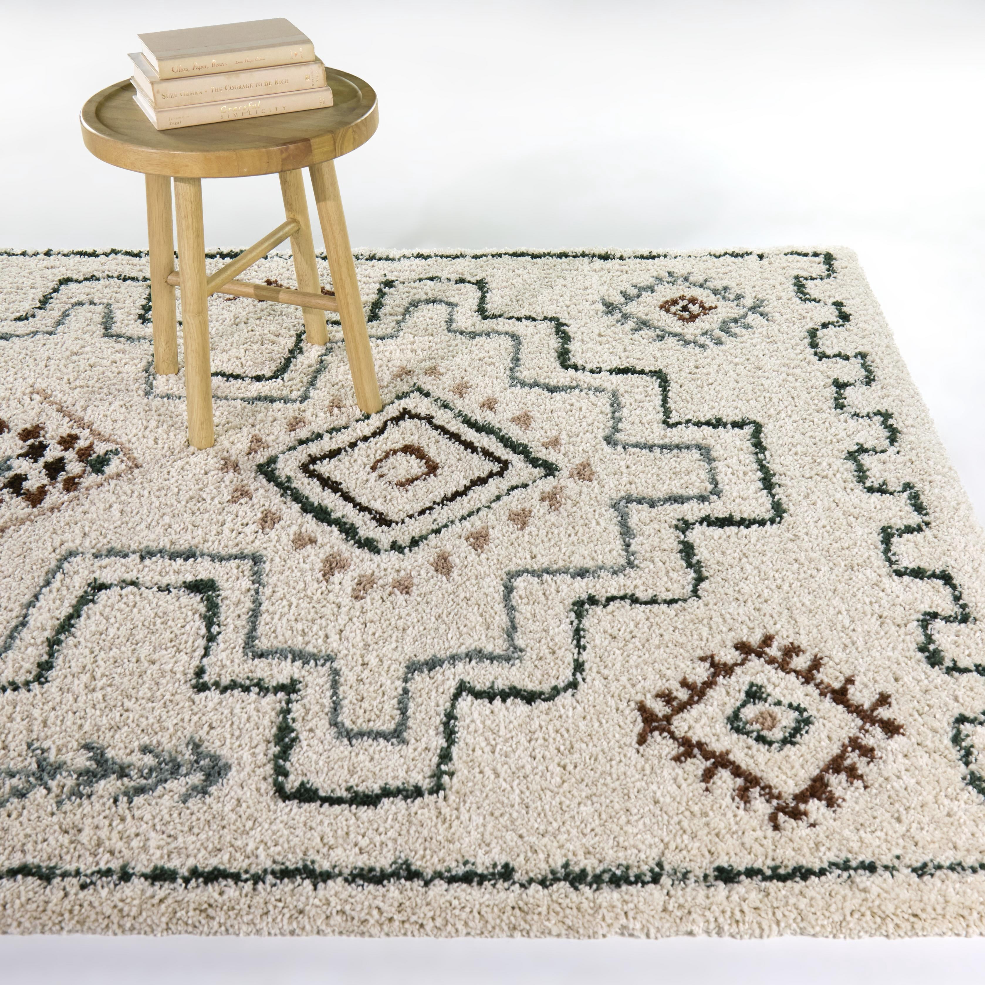 Balta Eugenia Global Moroccan Print Area Rug 7'10" x 10' - Cream