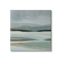 Stupell Industries Abstract Landscape Painting Distant Lakeside Mountains Painting Gallery Wrapped Canvas Print Wall Art, Design by Carol Robinson