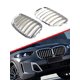 thumbnail image 3 of Racing Grills Wdftyju rejillas superiores delanteras ABS antiarañazos parrilla delantera Plata 51137113733 51137113734 Apto para X5 E53 04-06, 3 of 9