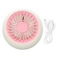 thumbnail image 2 of USB Small Desk Fan 3 Speeds Quiet Strong Airflow Small Table Fan Multifunction Air Circulator Fan for Bedroom  Desktop Travel, 2 of 8