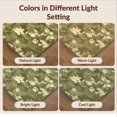 thumbnail image 7 of Design&I 9'x12' Washable Area Rug Camo Motif Print Forest Tracks Woodland Antler Border Hunting Flowing Dynamic for Dining Room, Basement, Large Office, Snag-Free, 7 of 7