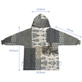 thumbnail image 7 of Geometric and Floral Boho Pattern Blanket Hoodies for Kids 6-13YR Oversize Wearable Blanket Hoodies for Boys Girls Teens, 7 of 7