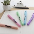thumbnail image 5 of BAZIC Pastel Highlighter Assorted Color Pen Style, Chisel Tip Broad Fine Line Highlighters (5/Pack), 1-Pack, 5 of 5