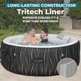 thumbnail image 6 of SaluSpa Hollywood AirJet Inflatable Circle Hot Tub Spa with Color-Changing LED Lights 4-6 Person with Pump #P08411, 6 of 10