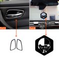thumbnail image 4 of Embellecedor de manija de puerta interior de fibra de carbono para BMW E90 E92 M3 07-13 (negro) Ndcxsfigh Accesorios para autos y motos, 4 of 8