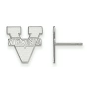 Sterling S. LogoArt University of Virginia Small Post Earrings Sterling Silver Earrings