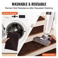 thumbnail image 2 of VEVOR Stair Treads 9" x 28" Stairs Carpet Non Slip 15 pcs Indoor Stair Runner for Wooden Steps, Anti Slip Carpet Soft Edging Stair Rugs Mats for Kids Elders and Dogs, Brown, 2 of 7