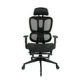 thumbnail image 3 of Techni Mobili Ultimate Reclining Ergonomic Mesh Office Chair with Lumbar Support and Footrest RTA-380C-BK, 3 of 11