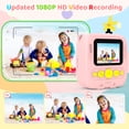 thumbnail image 3 of MARVUE Instant Print Camera, Digital Video Cameras for Toddler Girls Age 6-12, Pink, 3 of 7