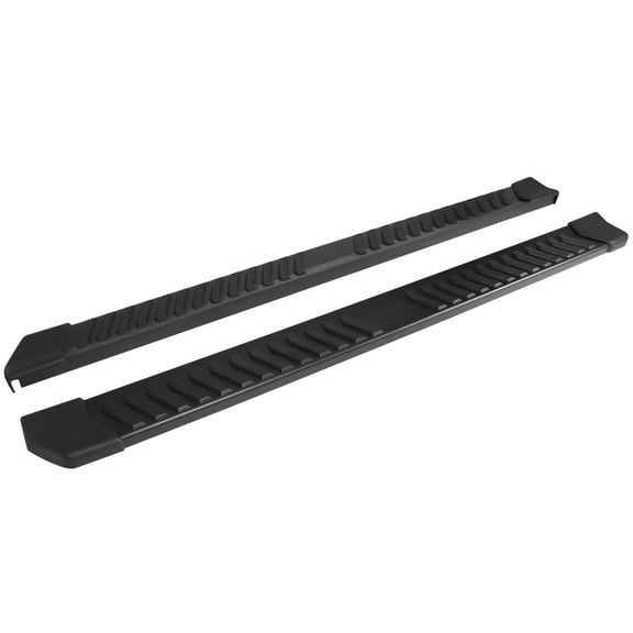 Ikon Motorsports Compatible with 15-23 Ford F150 SuperCrew Cab V Style Running Boards Side Step Bar Black