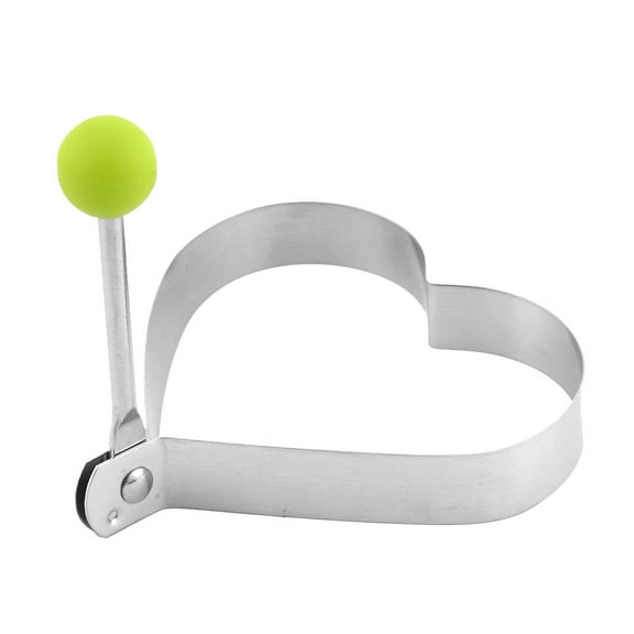 Kitchen Folding Handle Heart Shape Frying Egg Mold Ring Pancake Mould
