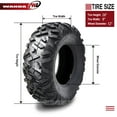 thumbnail image 4 of (2) 26x9R12 Radial ATV Front Tire Set for 2016 Polaris Ranger 570 6 EPS Crew/XP, 4 of 6