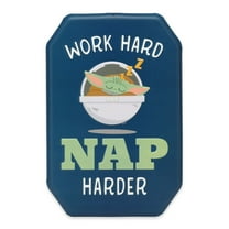 Disney Star Wars Grogu Work Hard Nap Harder Metal Sign for Man Cave, Teen Room, or Movie Room