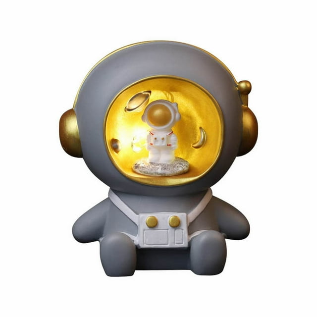 Lamp Astronaut Night Light For Kids LED Spaceman Desktop Creative Light For Bedroom Gaming Room Great Gift For Children Boys Girls