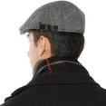 thumbnail image 3 of Casquette Homme Bonnet d'Hiver en Coton Bonnet Bonnet Bonnet Plat, 3 of 7