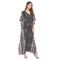 thumbnail image 3 of Caftans Longs pour Femmes, Robe Caftan Grande Taille, Robe de Soirée, Fête, Été, Plage, Robe d'Été, Manches Kimono, Robes Décontractées, 3 of 6