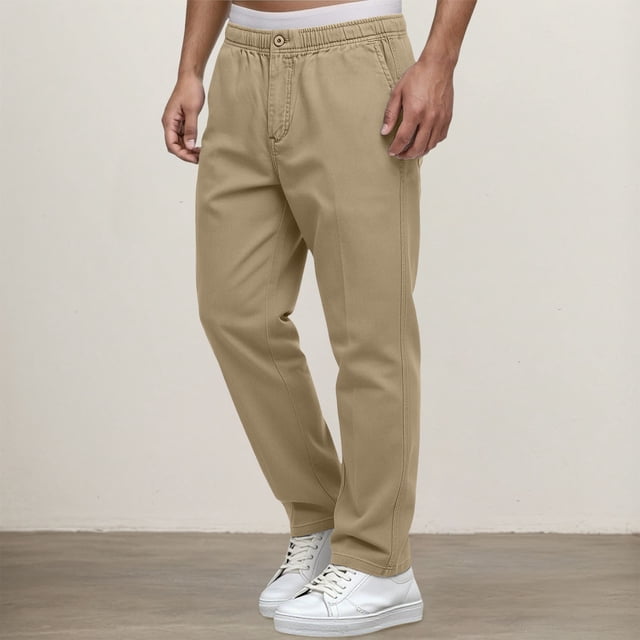 Product Classification Men' Casual Cargo Pants with Multiple Pockets for Outdoor Work and Daily Wear