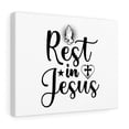 thumbnail image 5 of Scripture Walls  Rest In Jesus Bible Verse Canvas Christian Wall Art Ready to Hang Unframed, 5 of 16