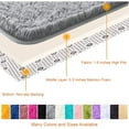 thumbnail image 6 of Softlife Soft Rug Living Room Fluffy Rugs for Dorm Room Cute Plush Carpet Bedroom,9' x 12',Gray, 6 of 7