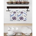 thumbnail image 3 of Seahorse Coral Coastal Kitchen Dish Towels for Drying Dishes Set of 2, Nautical Summer Beach Ocean Sea Waffle Weave Microfiber Hand Tea Bathroom Towels Quick Dry & Absorbent Towel 15.7x23.6, 3 of 7