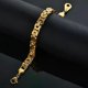 thumbnail image 4 of Punk 8mm Byzantine Chain Link Bracelet Male 21cm Gold Silver Color Stainless Steel Hand Chain Bracelet for Men Jewelry Gift, 4 of 5