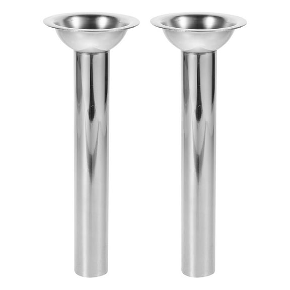 OFFIGAM Stainless Steel Sausage Stuffer Funnels Set, 2 Pieces, , , Dishwasher Kitchen Tool