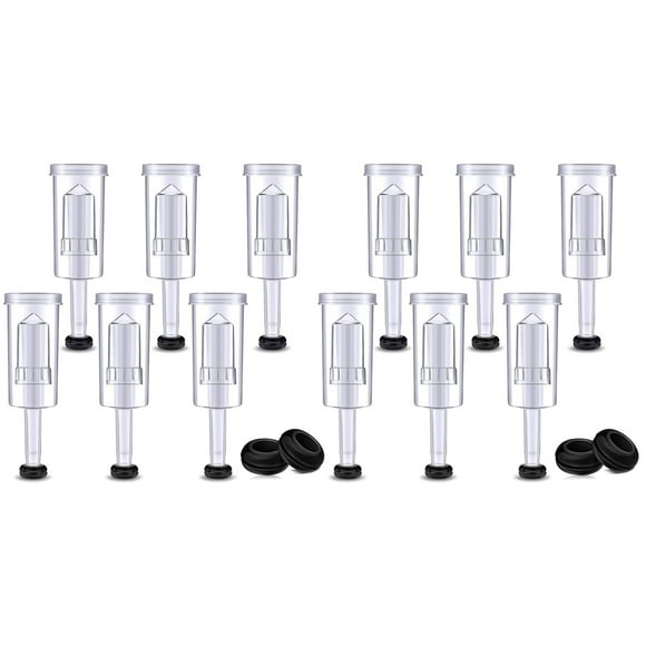 Airlock Set for Fermentation, 40 Pieces Silicone Grommets and 6 Pieces Plastic Airlock for Preserving