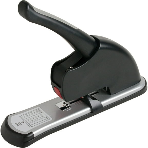 Business Source, BSN62879, Effortless Heavy-Duty Stapler, 1 Each, Black,Gray