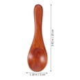thumbnail image 3 of Kitchen Caninets Small Wooden Spoon Mini Seasoning Tasting Cooking Scoop Spoons for Jars Solid Lotus Tree 6 Pcs, 3 of 6
