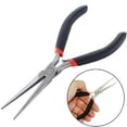 thumbnail image 2 of Extra Long Needle Nose Pliers, Precision Wire Pliers Repair Tool, Flush Cutting & Wire Stripper Pliers, Hand Tool for Jewelry Making and Electronics, 2 of 4