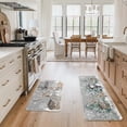 thumbnail image 6 of Sm:)e Deer Tree Let It Sonw Snowflakes Christmas Kitchen Mats Set of 2, Winter Decor Low-Profile Kitchen Rugs for Floor - 17x29 and 17x47 Inch, 6 of 7