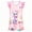 R69 Pink, variant on Ruiwil Toddler Girls Nightdress Size 3-4 Years Cute Cat Print Flutter Sleeve Crew Neck Clothes Summer School Casual Fashion Girls Sleep Dress Pink