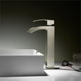 thumbnail image 3 of Noya Single High-Handle Hole Lever Vessel Satin Nickel Bathroom Sink Faucet, 3 of 6