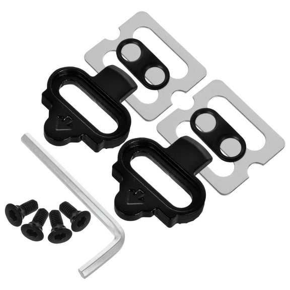 unbranded 1 Set Bike Pedal Cleats Bicycle Cleats Cycling Pedal Accessories Road Bike Clips Replacement Bike Cleats Shoe Clips Cycling Shoe Clips Cycling Shoe Cleats Bike Clips