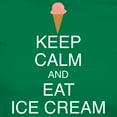 thumbnail image 3 of CafePress - Keep Calm And Eat Ice Crea Women's Classic T Shirt - Women's Traditional Fit Dark T-Shirt, 3 of 4