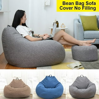 ODOMY Bean Bag Inner Liner and Bean Bag Cover can Select， Easy Cleaning Bean  Bag Insert Replacement Cover for Bean Bag Chair， Zipper Opening(No Filler)  