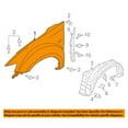 thumbnail image 3 of For 10-13 Outlander 2.4L/3.0L Front Fender Quarter Panel Primed Steel Right Side, 3 of 5