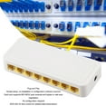 thumbnail image 3 of 8 Port Ethernet Switch, Professional Silent , Plug and Play LAN RJ45 Splitter, Lightweight and Portable, Energy Saving, 4KV, 3 of 8