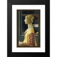 thumbnail image 2 of Domenico Ghirlandaio 11x14 Black Modern Framed Museum Art Print Titled - Portrait of Giovanna Tornabuoni (1488), 2 of 5